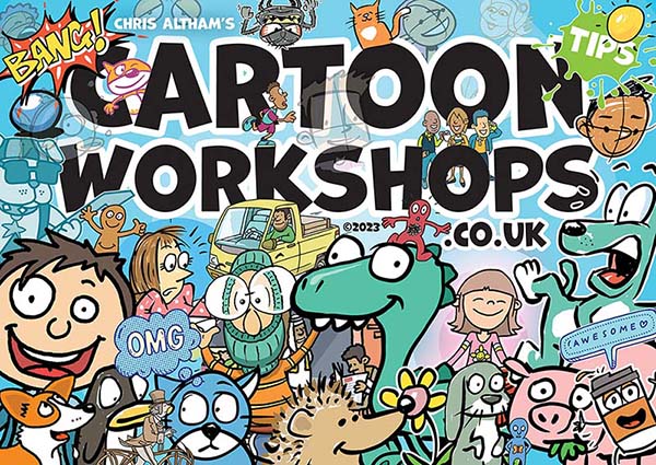 Cartoon workshops graphic