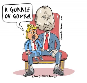 Editorial Cartoon - Trump Putin Cartoon